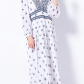 ☆新品タグ付き☆ 23区 リゾートシフォン ロングワンピース :...