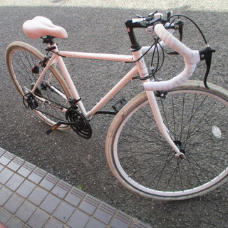 エコプラス小倉南店】GRANDIR ロードバイク 白 3×7段変速 ☆スタッフ