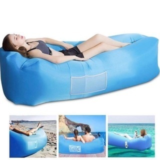 新品未使用！エアーソファー Larer エアーラウンジャー アウトドア用ソファ ポータブルの画像