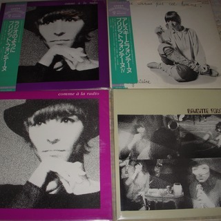 レコード　LP　FRANCOISE HARDY　Brigitte Fontaineの画像