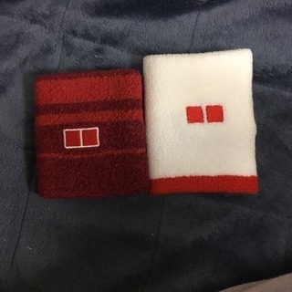 2個セット UNIQLO リストバンド 赤白