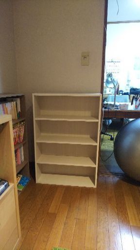 本棚 買ったばかり！