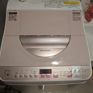 ピックアップ専用　シャープ タテ型 洗濯乾燥機 穴なし槽 5.5...