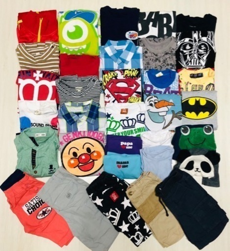 超お買い得 33着 ベビードール アンパンマン ディズニー オラフ まとめ売り キッズ服 男の子 oldnavy