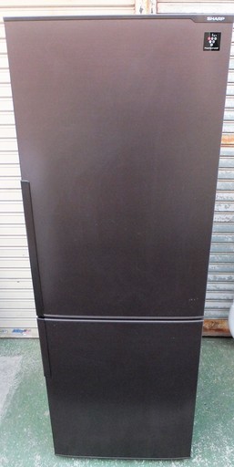 ☆シャープ SHARP SJ-PD27Y-T 270L 2ドアノンフロン冷凍冷蔵庫◆プラズマクラスター+ナノ低温脱臭触媒