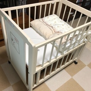 ベビーベッド＊スヌーピー＊布団セット付き