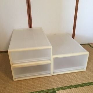 無印良品 衣装ケース 3個