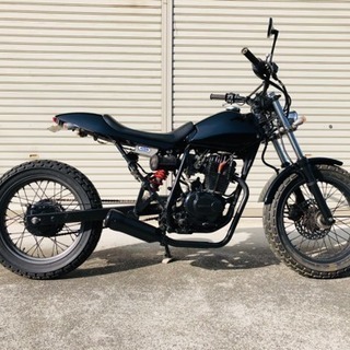 値下げ！Honda FTR223 ブラックカスタム ロンスイ  スカチューンの画像