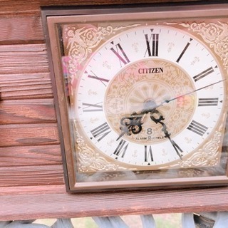 【アンティーク】CITIZEN  ネジ式 置き時計の画像