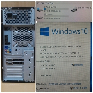 お取引中)爆速ゲーミング Core-i7 GTX780Ti SSD480G メモリ16G HDD500GB Win10の画像