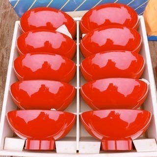 【中古】汁椀セット  （蓋 付）の画像