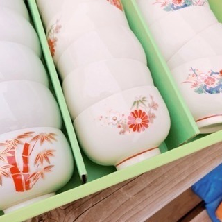 【中古】飯碗・湯のみセットの画像