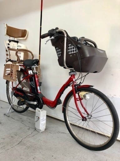 522 パナソニック ギュット 3人乗り 8ah 2本 新基準 電動自転車 電動アシスト