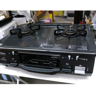 札幌 美品 都市ガス ガスコンロ ガステーブル 2013年製 パロマ IC-800B-1R 右強火 12A 13A