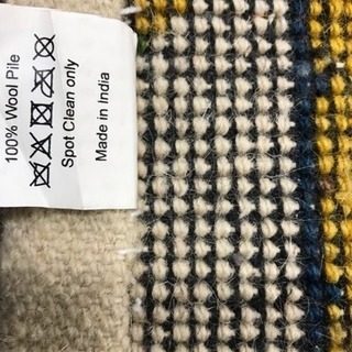 インドギャッベ  座布団、マットに  各1,000円の画像