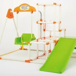 おりたたみロングスロープキッズパーク　すべり台　ジャングルジム