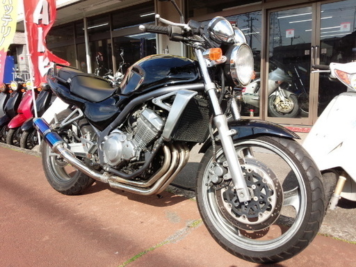 NO.2678　バリオス（ＢＡＬＩＵＳ）　水冷４サイクル１６バルブ４気筒２５０ｃｃ　ステンレスマフラー　ブラック　☆彡