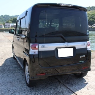 車検２年付★ダイハツ★タントカスタム★Ｌ３７５Ｓ◆人気の黒★左電動スライドドア の画像