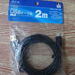★新品 未開封★HORI micro USBケーブル PS4-0...