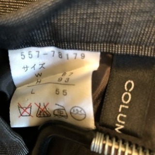 日本製 タイトスカート グレー Lサイズの画像