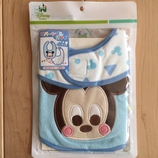 【新品】ベビーミッキー⭐️リバーシブルスタイ⭐️