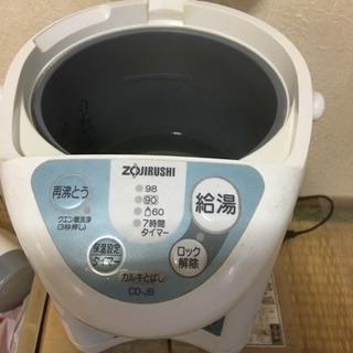中古の電気ポットですの画像