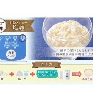 アイリスオーヤマ ヨーグルトメーカー 飲むヨーグルトモード 温度調節機能 付き IYM-013の画像