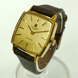 UNIVERSAL GENEVE ユニバーサル ジュネーブ 2針 メンズ 自動巻き 25石 スクェア 腕時計 スイス製 ☆ PayPay(ペイペイ)決済可能 ☆ 札幌市 清田区 平岡 UNIVERSAL GENEVE ユニバーサル ジュネーブ 2針 メンズ 自動巻き 25石