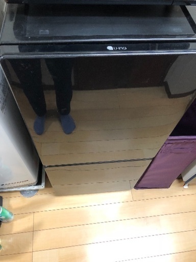 冷蔵庫 ブラック