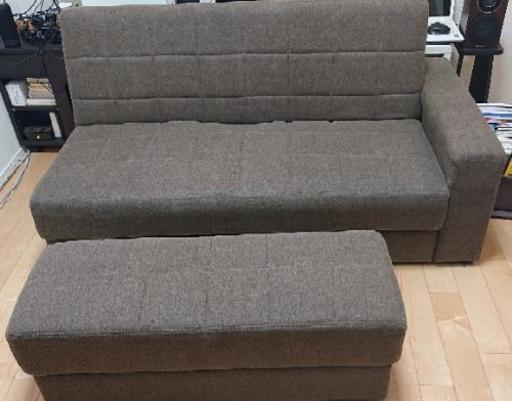 引き取り先決定[値下げ]ニトリ オットマン付きソファー