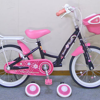 【値引不可】中古16インチ子供用自転車 女の子向き
