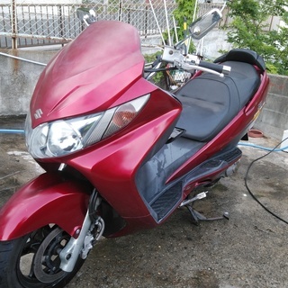 ☆☆スズキスカイウェイブ250SS　ワインレッド　CJ43A　未...