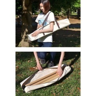 新品未開封 FIELDOOR テントポール用収納バッグの画像