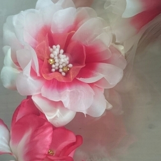 *新品*花飾り*成人式*結婚式*前撮り*髪飾りの画像