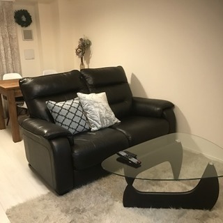 本革ソファ(定価15万)の画像