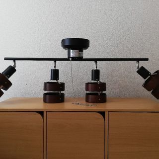 【使用4カ月】シーリングライト Nウッドリング