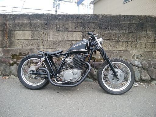 値下げしました　sr400 書付き　実動ベース　車検用セット付き
