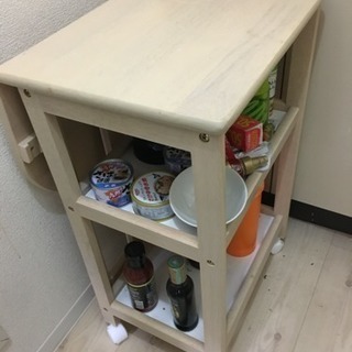 [収納家具]月末まで！狭い台所のかたはかなり使えます！の画像