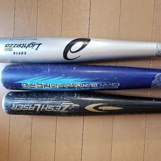 軟式野球 バット　灰色決まりましたの画像