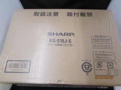 シャープ　炊飯器　KS-S10J－S