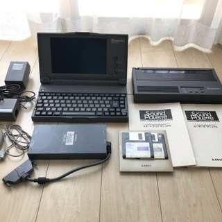 (珍品)NEC PC98NOTE + PC-PR150N 他おまけ付き