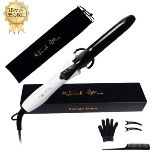 新品 ヘアアイロン カール アイロン 6点セット セラミックアイロン コテ 28mm 160〜220℃ LED三段階温度調節 マイナス イオン 自動電源OFF 海外対応 彼女 クリスマスプレゼント 年末プレゼント