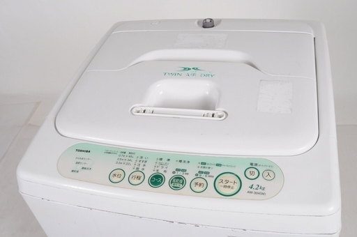 R-EE031 東芝 4.2㎏ 全自動洗濯機 風乾燥 AW-304W ⑦
