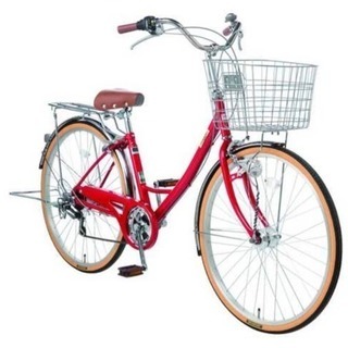 シティサイクル ママチャリ 26インチの画像