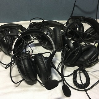 5本セット！まとめ売り！マイク付きステレオヘッドホン CHler...