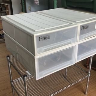 【リサイクルサービス八光　田上店　配達・設置OK】天馬 押し入れ用引出し収納　フィッツケース スリム カプチーノの画像
