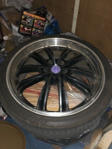 『問い合わせ多数』早い人優先エスティマ、アコードで使用ホイールタイヤセット 4本 245/35R20