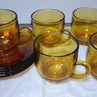 《値下げ》アデレックスコーヒーカップ５客