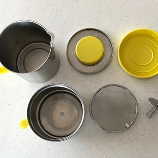 コスロン本体（オイルポット）＋交換用フィルター35個の画像