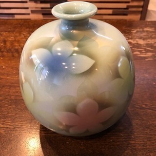 香祥作 九谷 花瓶の画像